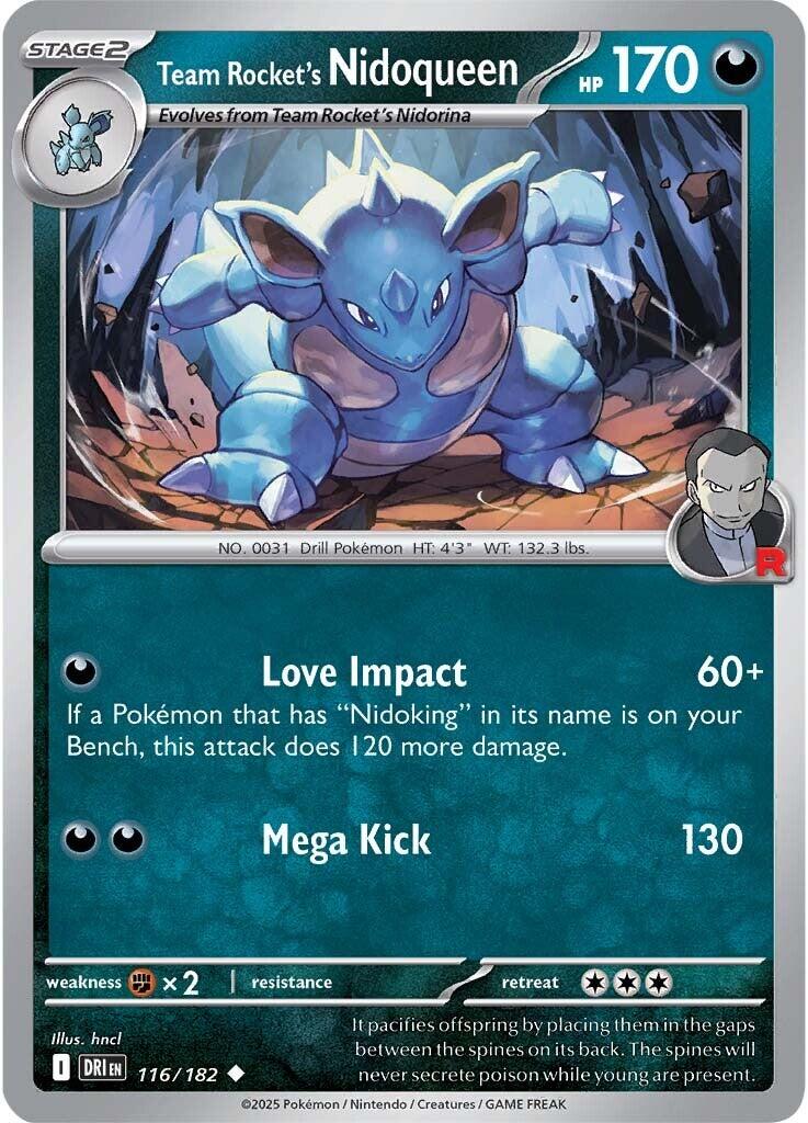 Team Rocket's Nidoqueen (116/182) [Scarlet & Violet: Destined Rivals] | Eastridge Sports Cards & Games