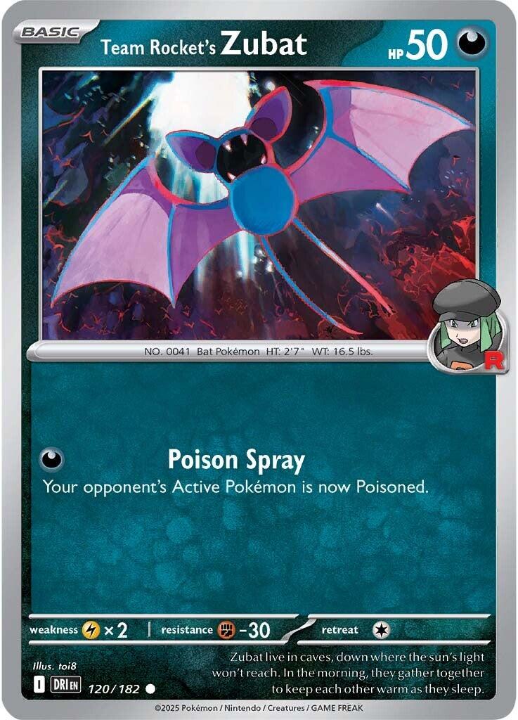 Team Rocket's Zubat (120/182) [Scarlet & Violet: Destined Rivals] | Eastridge Sports Cards & Games
