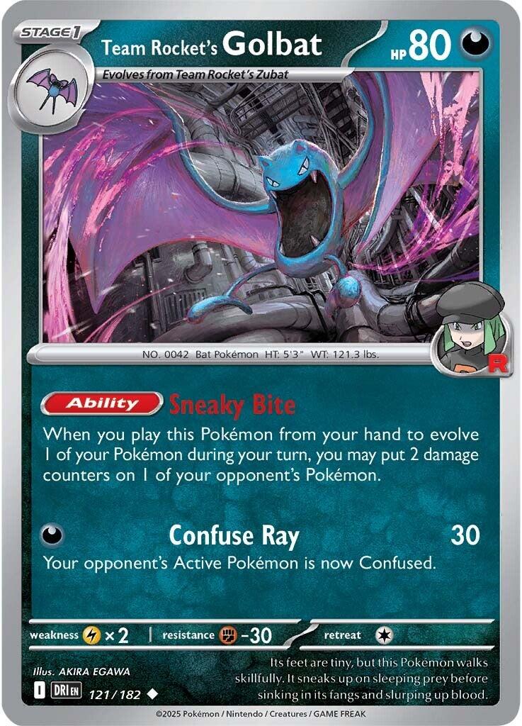 Team Rocket's Golbat (121/182) [Scarlet & Violet: Destined Rivals] | Eastridge Sports Cards & Games