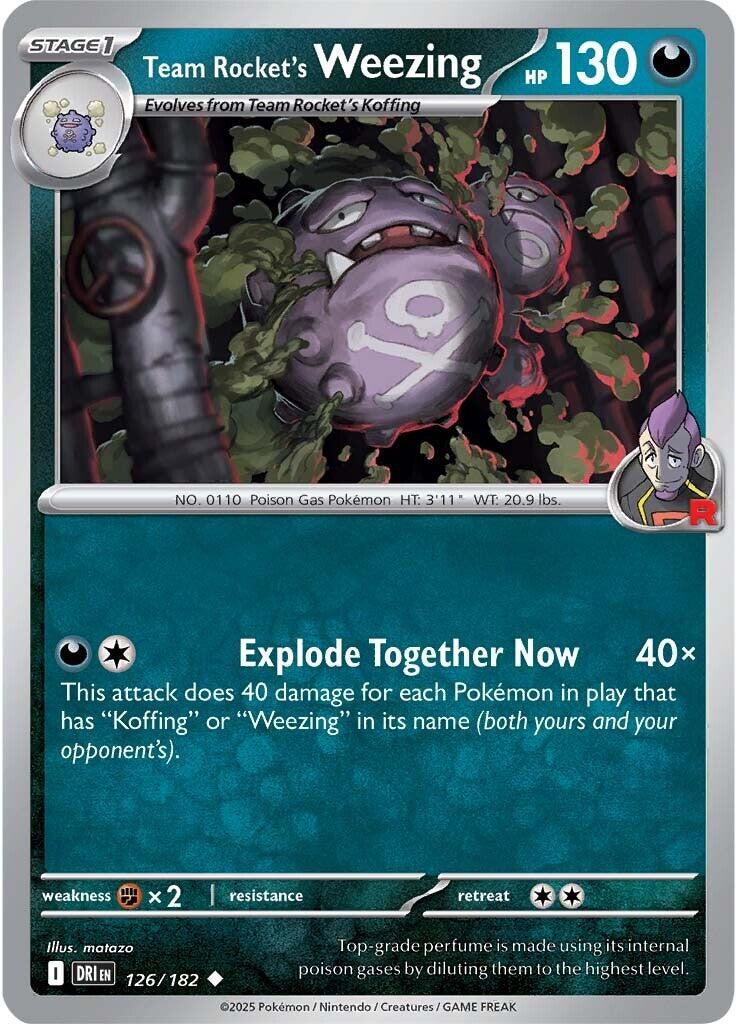 Team Rocket's Weezing (126/182) [Scarlet & Violet: Destined Rivals] | Eastridge Sports Cards & Games