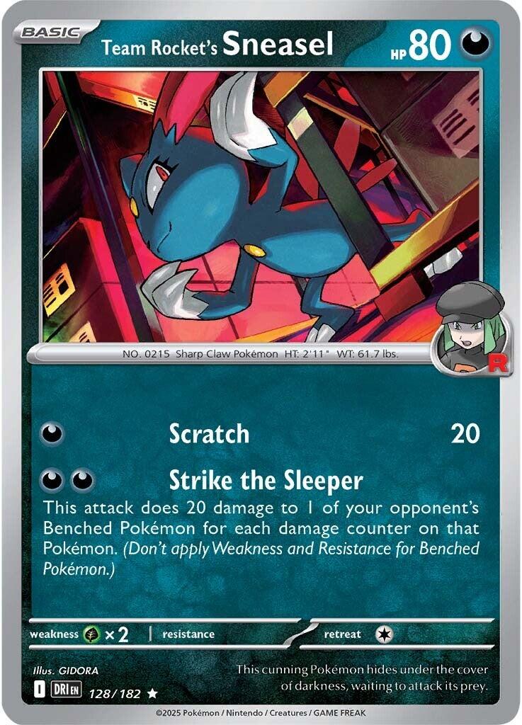Team Rocket's Sneasel (128/182) [Scarlet & Violet: Destined Rivals] | Eastridge Sports Cards & Games