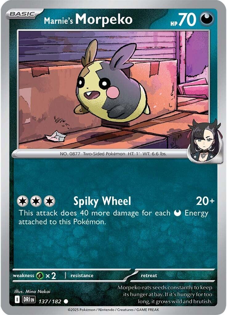Marnie's Morpeko (137/182) [Scarlet & Violet: Destined Rivals] | Eastridge Sports Cards & Games