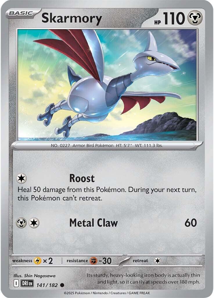 Skarmory (141/182) [Scarlet & Violet: Destined Rivals] | Eastridge Sports Cards & Games