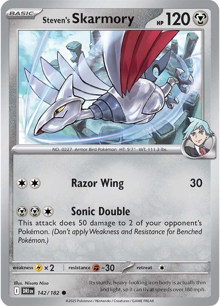 Steven's Skarmory (142/182) [Scarlet & Violet: Destined Rivals] | Eastridge Sports Cards & Games