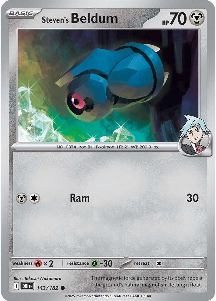 Steven's Beldum (143/182) [Scarlet & Violet: Destined Rivals] | Eastridge Sports Cards & Games