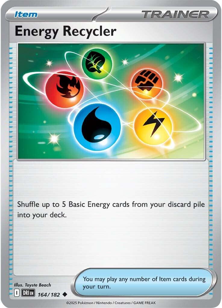 Energy Recycler (164/182) [Scarlet & Violet: Destined Rivals] | Eastridge Sports Cards & Games