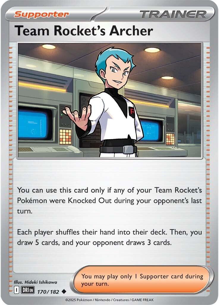 Team Rocket's Archer (170/182) [Scarlet & Violet: Destined Rivals] | Eastridge Sports Cards & Games