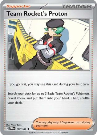 Team Rocket's Proton (177/182) [Scarlet & Violet: Destined Rivals] | Eastridge Sports Cards & Games