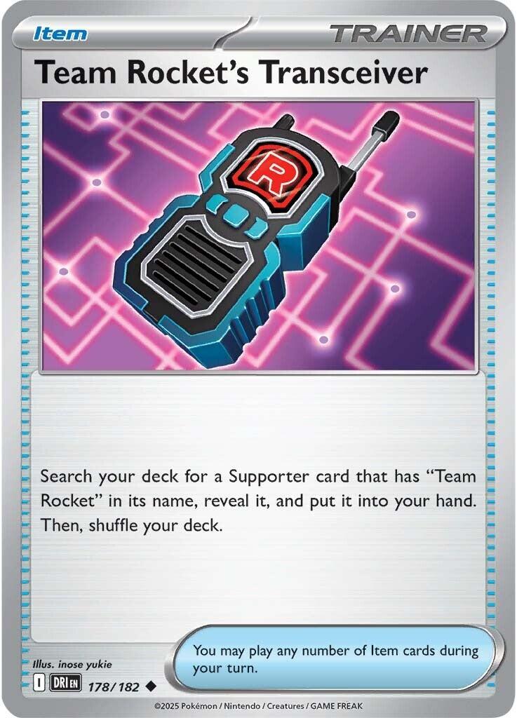 Team Rocket's Transceiver (178/182) [Scarlet & Violet: Destined Rivals] | Eastridge Sports Cards & Games