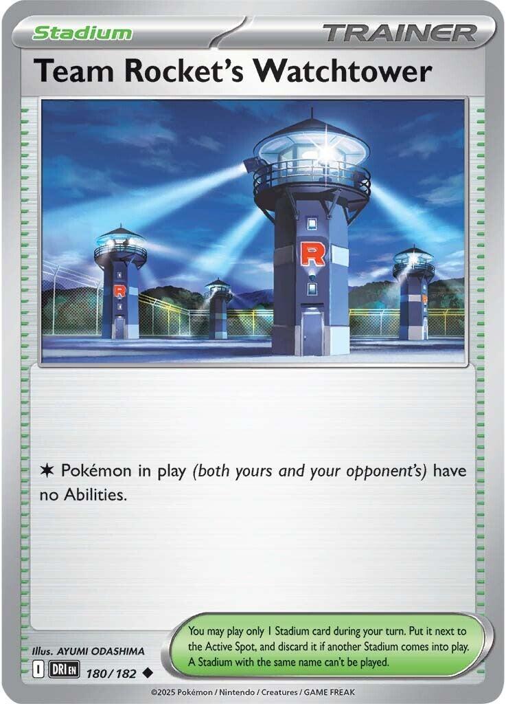 Team Rocket's Watchtower (180/182) [Scarlet & Violet: Destined Rivals] | Eastridge Sports Cards & Games
