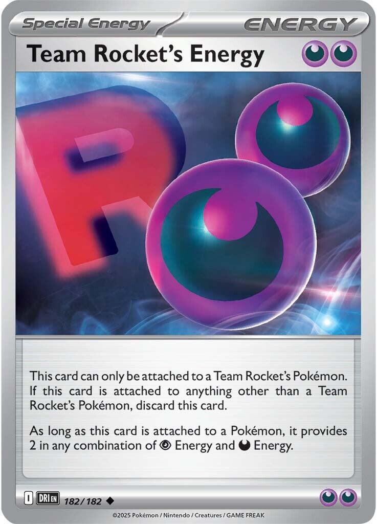 Team Rocket's Energy (182/182) [Scarlet & Violet: Destined Rivals] | Eastridge Sports Cards & Games