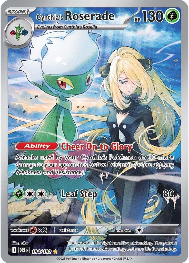Cynthia's Roserade (184/182) [Scarlet & Violet: Destined Rivals] | Eastridge Sports Cards & Games