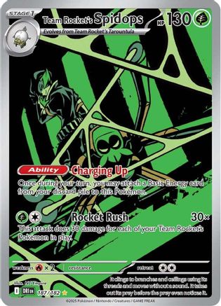 Team Rocket's Spidops (187/182) [Scarlet & Violet: Destined Rivals] | Eastridge Sports Cards & Games