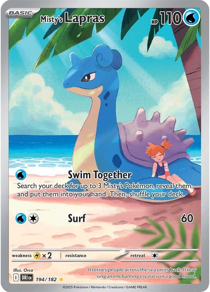 Misty's Lapras (194/182) [Scarlet & Violet: Destined Rivals] | Eastridge Sports Cards & Games