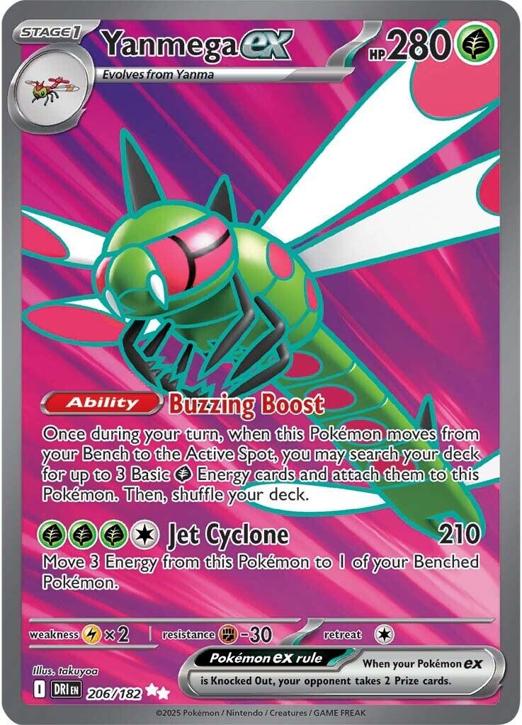 Yanmega ex (206/182) [Scarlet & Violet: Destined Rivals] | Eastridge Sports Cards & Games