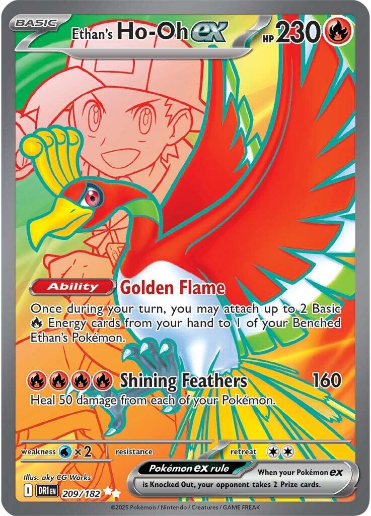 Ethan's Ho-Oh ex (209/182) [Scarlet & Violet: Destined Rivals] | Eastridge Sports Cards & Games