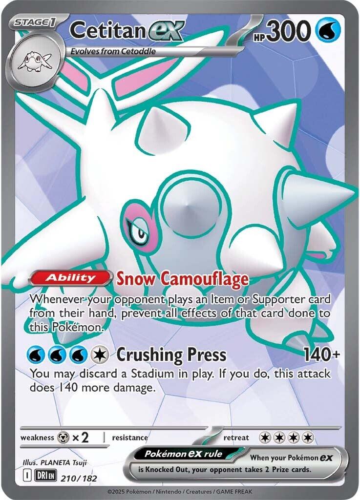 Cetitan ex (210/182) [Scarlet & Violet: Destined Rivals] | Eastridge Sports Cards & Games