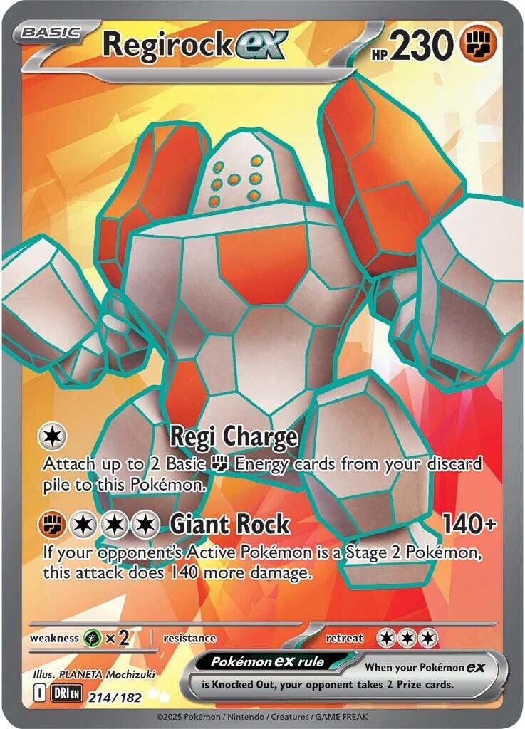 Regirock ex (214/182) [Scarlet & Violet: Destined Rivals] | Eastridge Sports Cards & Games