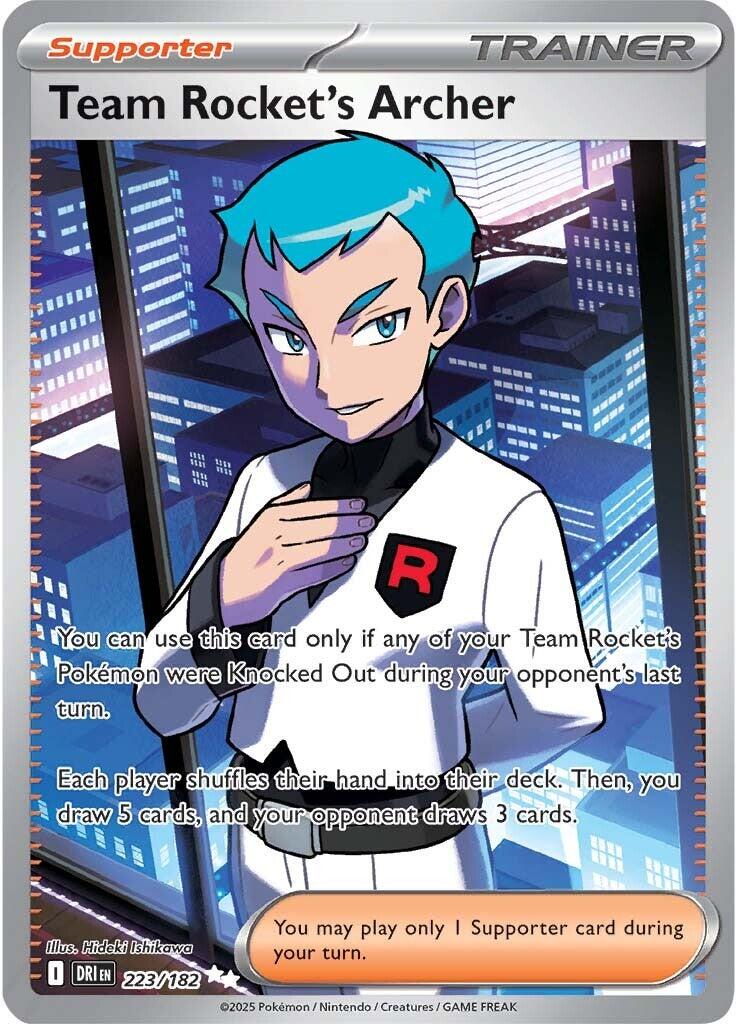 Team Rocket's Archer (223/182) [Scarlet & Violet: Destined Rivals] | Eastridge Sports Cards & Games