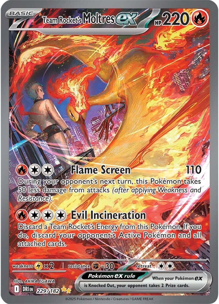 Team Rocket's Moltres ex (229/182) [Scarlet & Violet: Destined Rivals] | Eastridge Sports Cards & Games