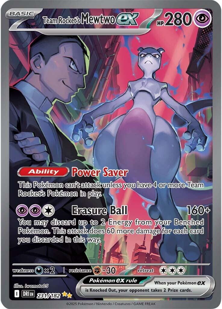 Team Rocket's Mewtwo ex (231/182) [Scarlet & Violet: Destined Rivals] | Eastridge Sports Cards & Games