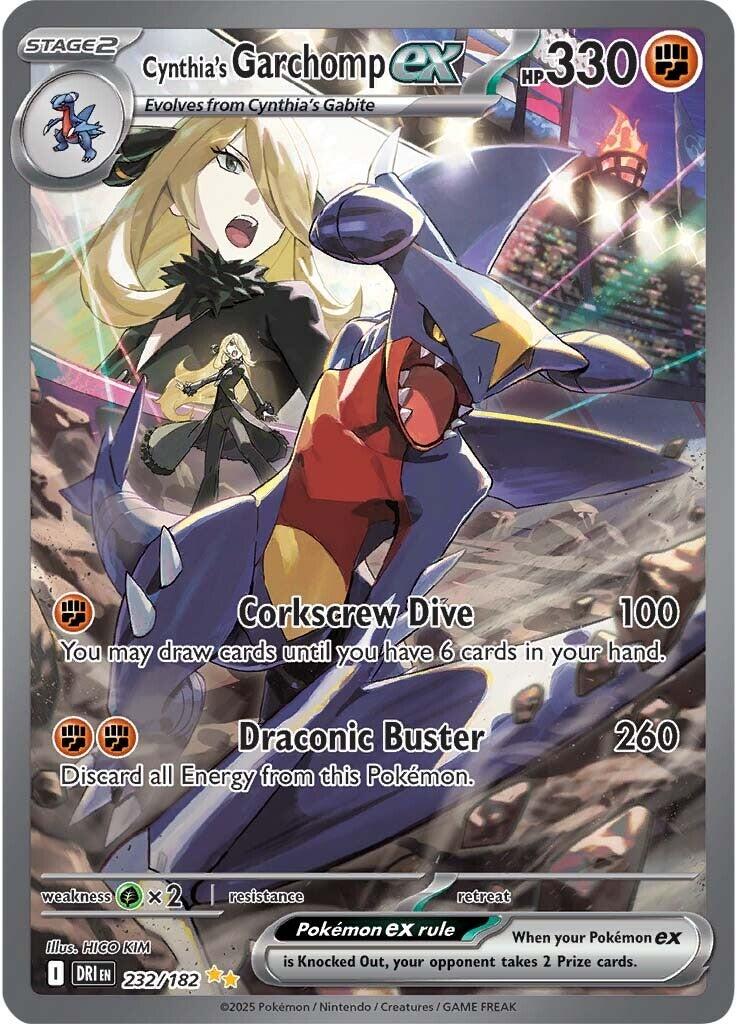 Cynthia's Garchomp ex (232/182) [Scarlet & Violet: Destined Rivals] | Eastridge Sports Cards & Games