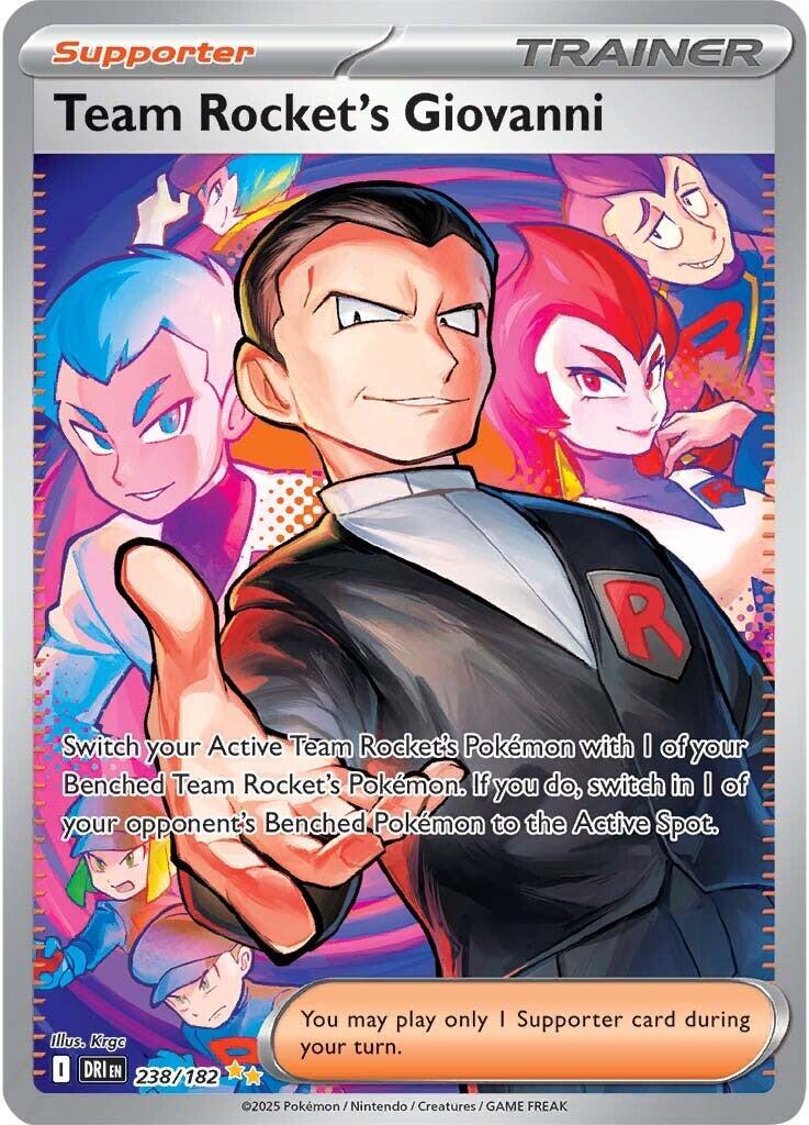 Team Rocket's Giovanni (238/182) [Scarlet & Violet: Destined Rivals] | Eastridge Sports Cards & Games