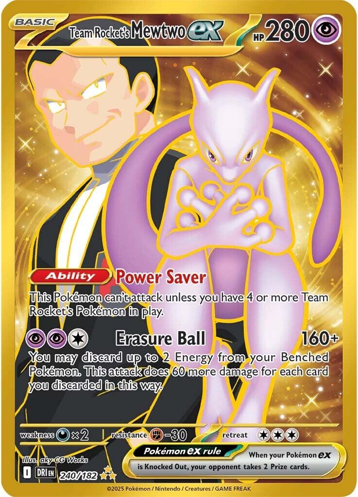 Team Rocket's Mewtwo ex (240/182) [Scarlet & Violet: Destined Rivals] | Eastridge Sports Cards & Games