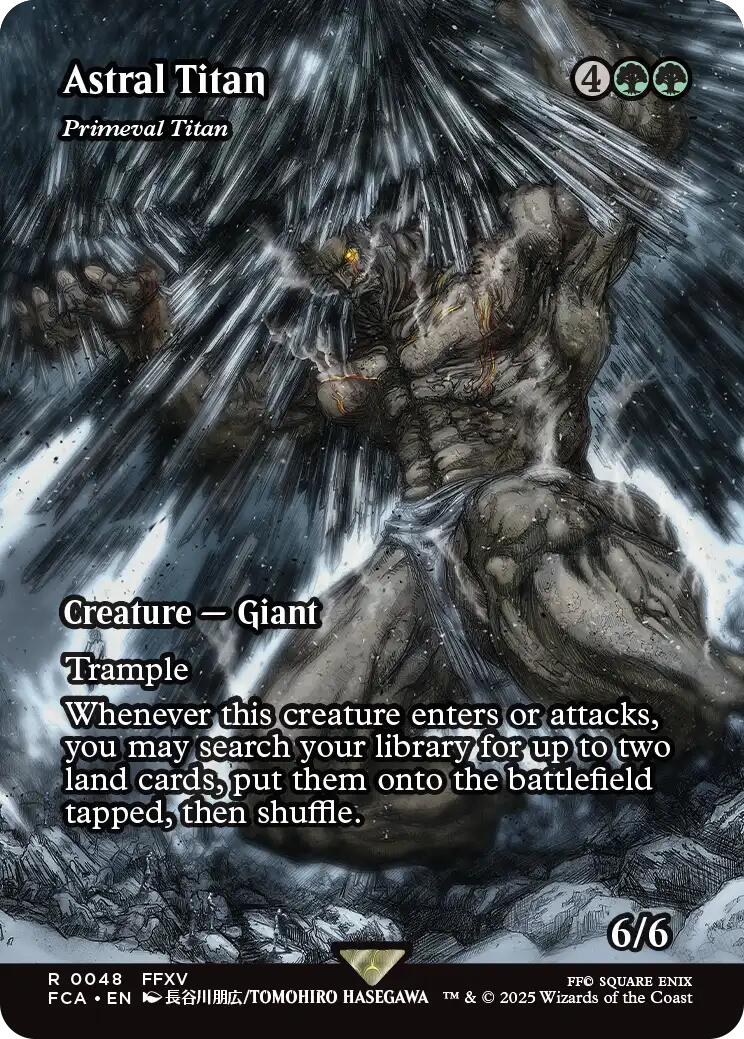 Astral Tiran - Primeval Titan (Showcase) [FINAL FANTASY : Through the Ages] | Eastridge Sports Cards & Games