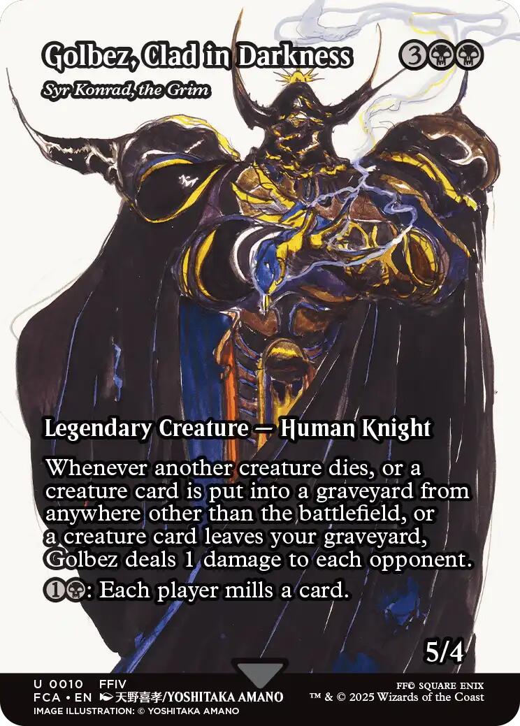 Golbez, Clad in Darkness - Syr Konrad, the Grim (Showcase) [FINAL FANTASY : Through the Ages] | Eastridge Sports Cards & Games