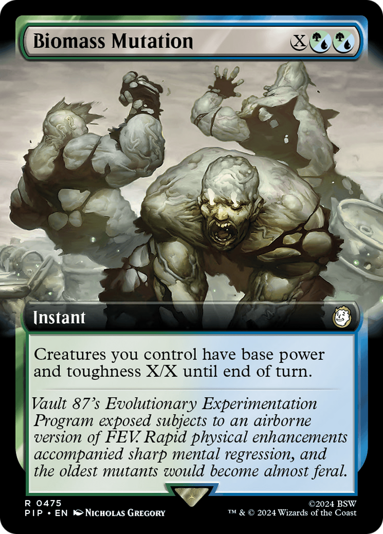 Biomass Mutation (Extended Art) [Fallout] | Eastridge Sports Cards & Games