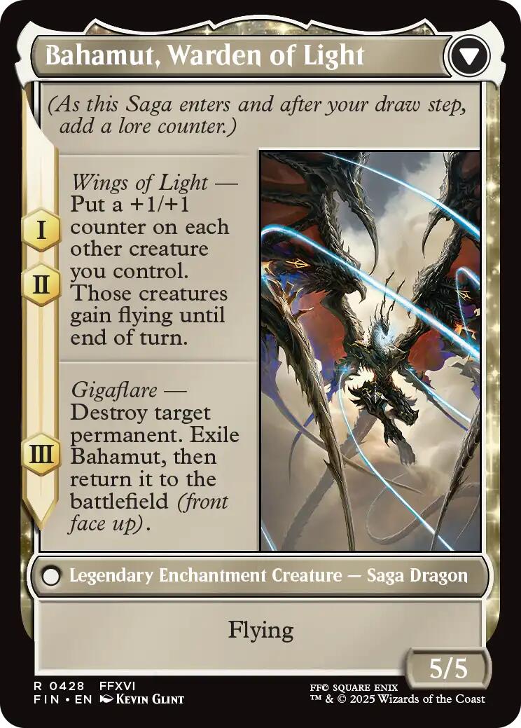Dion, Bahamut's Dominant // Bahamut, Warden of Light (Extended Art) [FINAL FANTASY] | Eastridge Sports Cards & Games