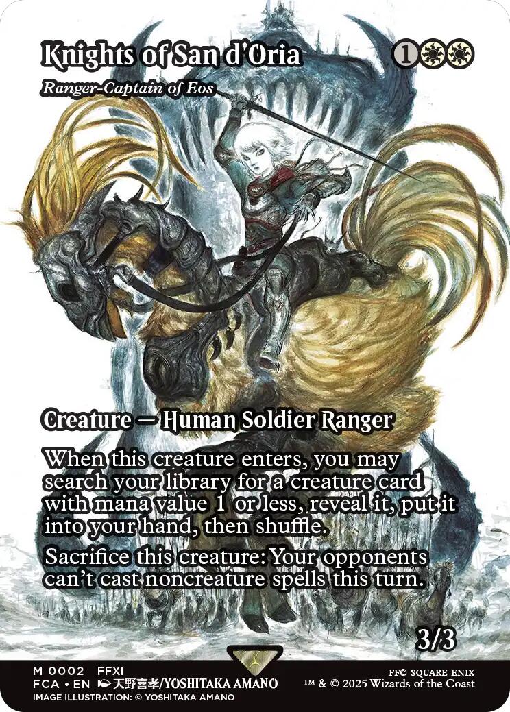 Knights of San d'Oria - Ranger-Captain of Eos (Showcase) [FINAL FANTASY : Through the Ages] | Eastridge Sports Cards & Games