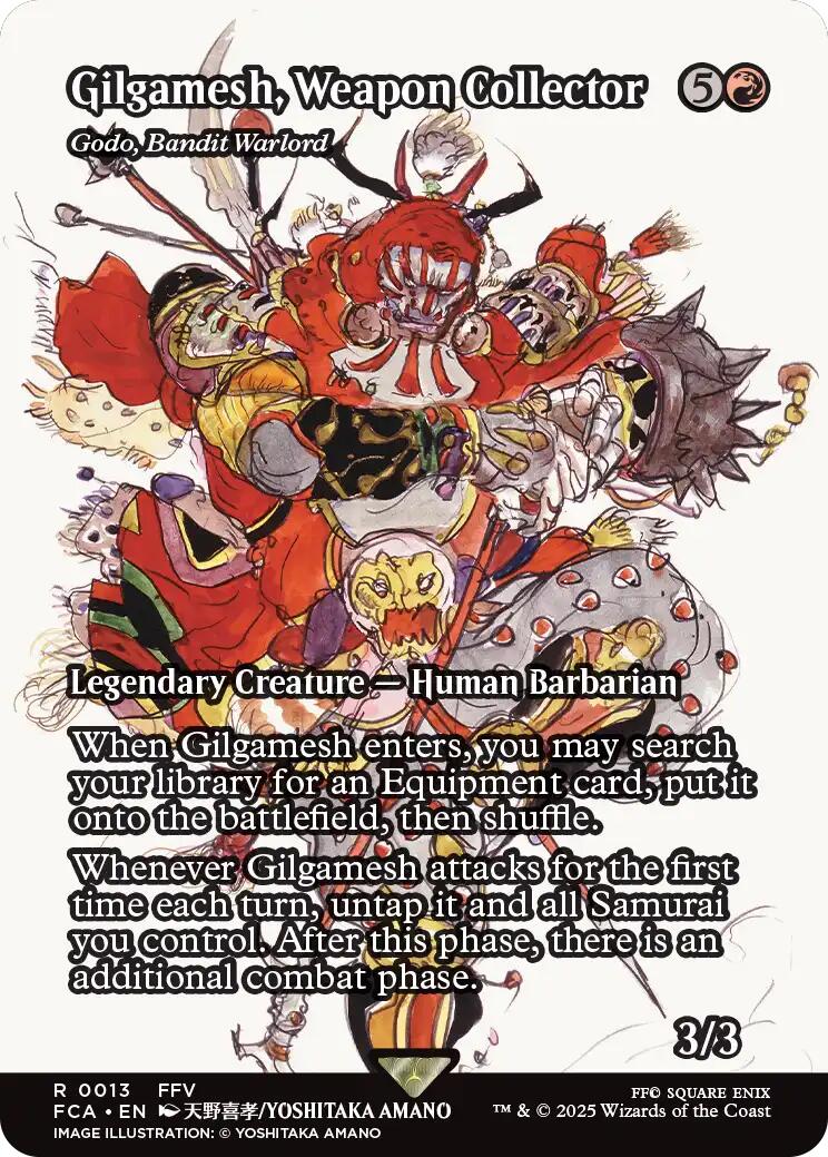 Gilgamesh, Weapon Collector - Godo, Bandit Warlord (Showcase) [FINAL FANTASY : Through the Ages] | Eastridge Sports Cards & Games