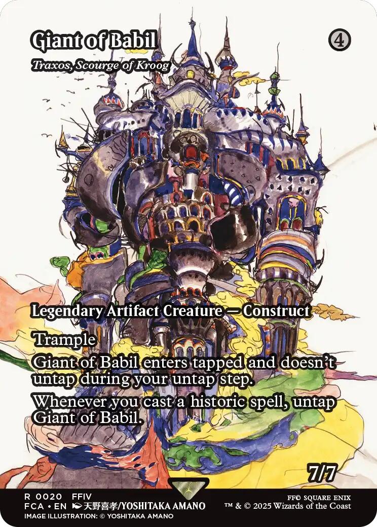 Giant of Babil - Traxos, Scourge of Kroog (Showcase) [FINAL FANTASY : Through the Ages] | Eastridge Sports Cards & Games