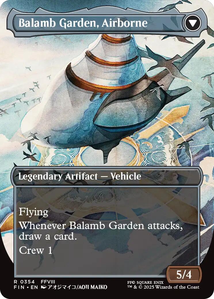 Balamb Garden, SeeD Academy // Balamb Garden, Airborne (Borderless) [FINAL FANTASY] | Eastridge Sports Cards & Games