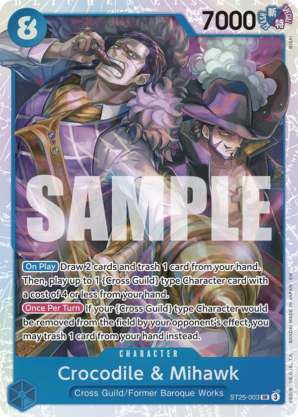 Crocodile & Mihawk [Starter Deck: Blue Buggy] | Eastridge Sports Cards & Games