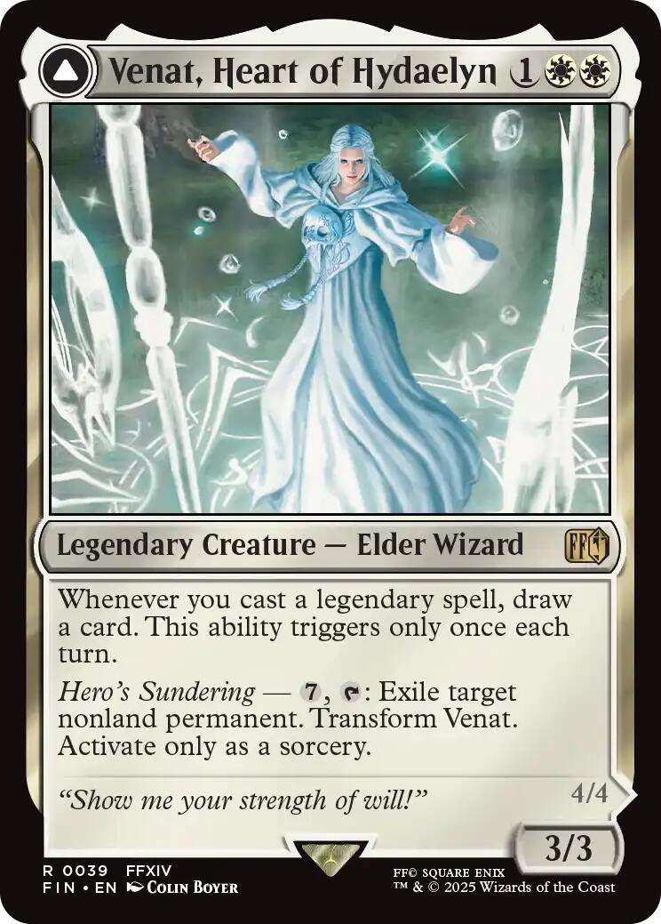 Venat, Heart of Hydaelyn // Hydaelyn, the Mothercrystal [FINAL FANTASY] | Eastridge Sports Cards & Games
