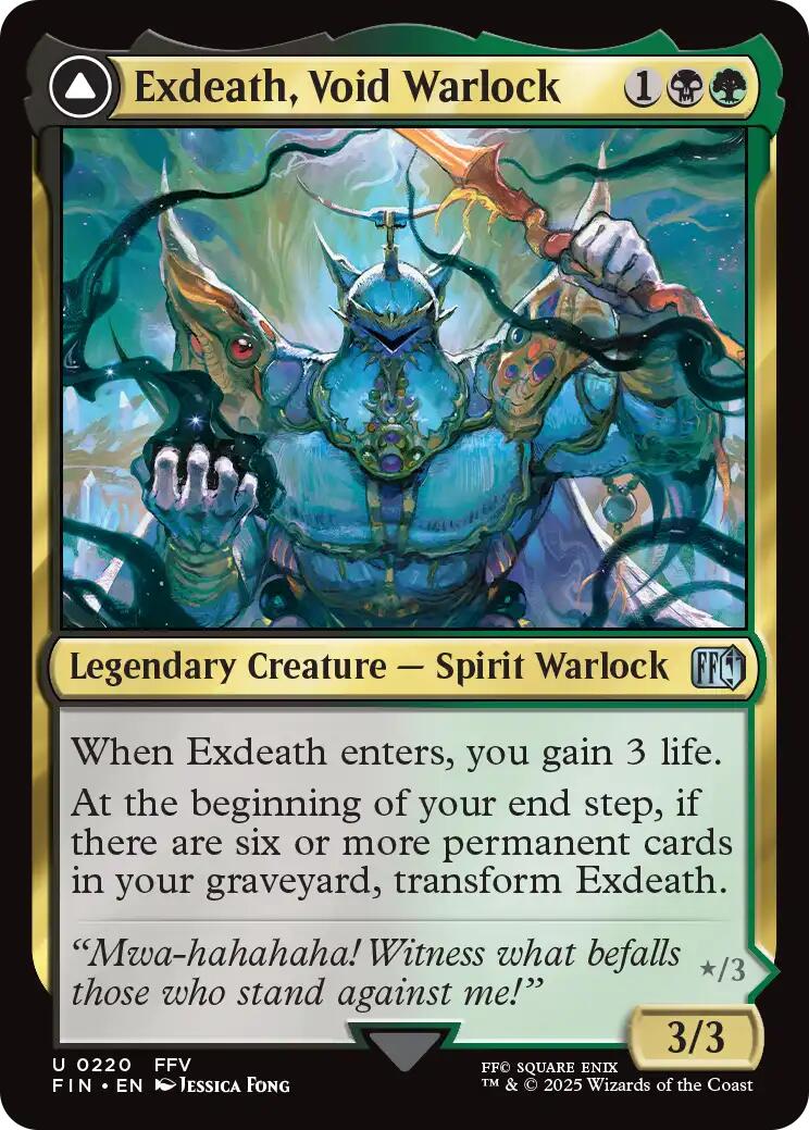 Exdeath, Void Warlock // Neo Exdeath, Dimension's End [FINAL FANTASY] | Eastridge Sports Cards & Games
