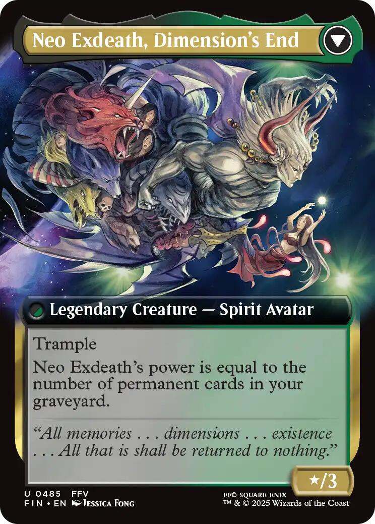 Exdeath, Void Warlock // Neo Exdeath, Dimension's End (Extended Art) [FINAL FANTASY] | Eastridge Sports Cards & Games
