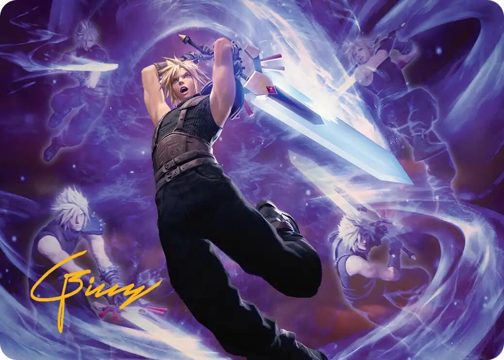 Cloud's Limit Break Art Card (Gold-Stamped Signature) [FINAL FANTASY Art Series] | Eastridge Sports Cards & Games