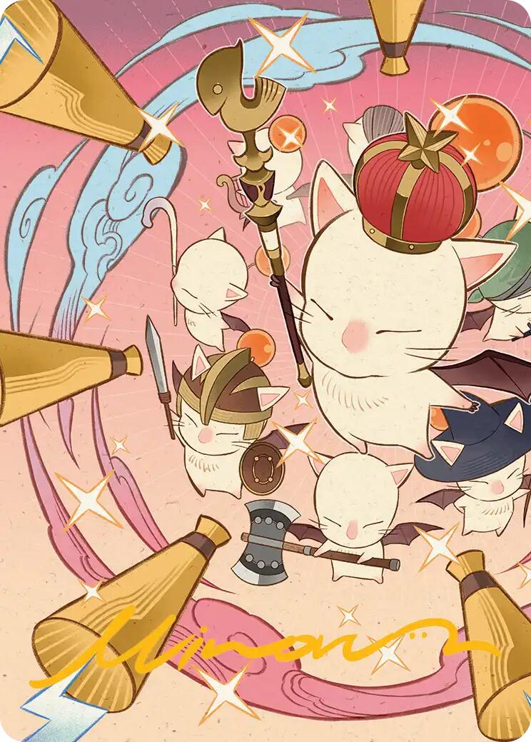 Summon: Good King Mog XII Art Card (Gold-Stamped Signature) [FINAL FANTASY Art Series] | Eastridge Sports Cards & Games