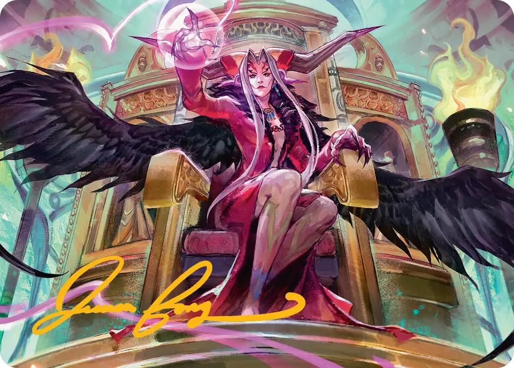 Sorceress's Schemes Art Card (Gold-Stamped Signature) [FINAL FANTASY Art Series] | Eastridge Sports Cards & Games