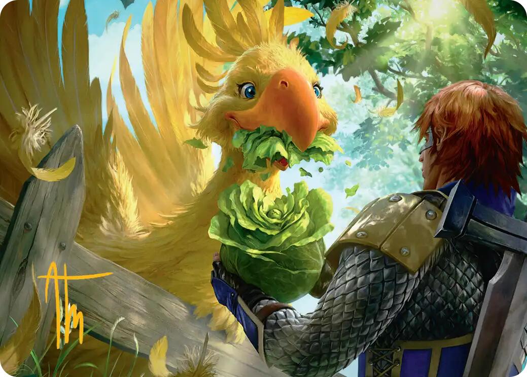 Gysahl Greens Art Card (Gold-Stamped Signature) [FINAL FANTASY Art Series] | Eastridge Sports Cards & Games