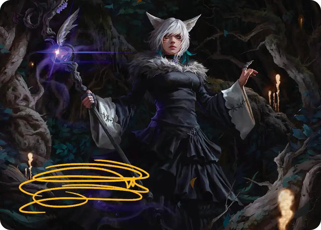 Y'shtola, Night's Blessed Art Card (21) (Gold-Stamped Signature) [FINAL FANTASY Art Series] | Eastridge Sports Cards & Games