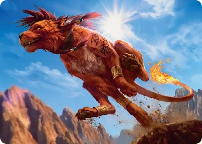 Red XIII, Proud Warrior Art Card [FINAL FANTASY Art Series] | Eastridge Sports Cards & Games