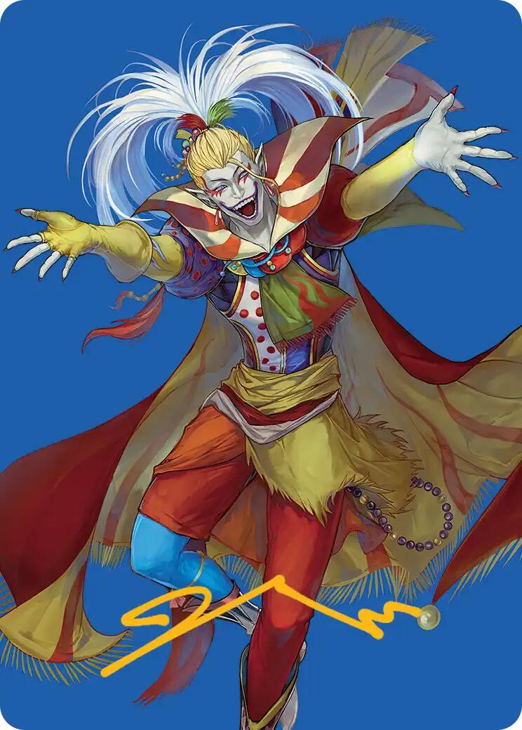 Kefka, Court Mage Art Card (Gold-Stamped Signature) [FINAL FANTASY Art Series] | Eastridge Sports Cards & Games