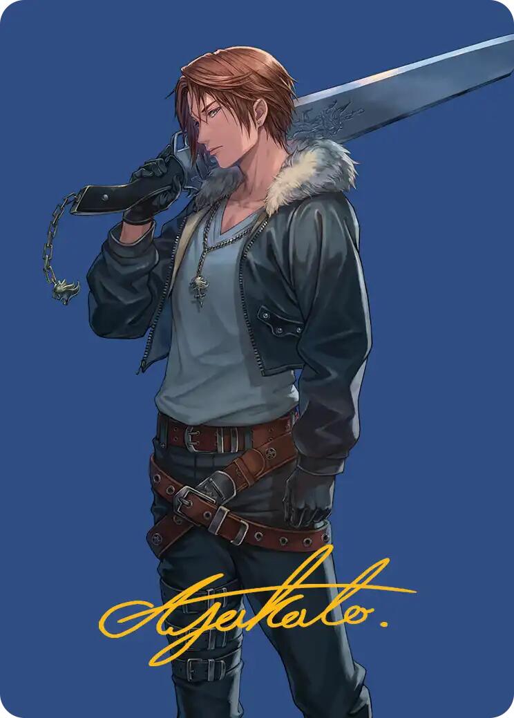 Squall, SeeD Mercenary Art Card (Gold-Stamped Signature) [FINAL FANTASY Art Series] | Eastridge Sports Cards & Games