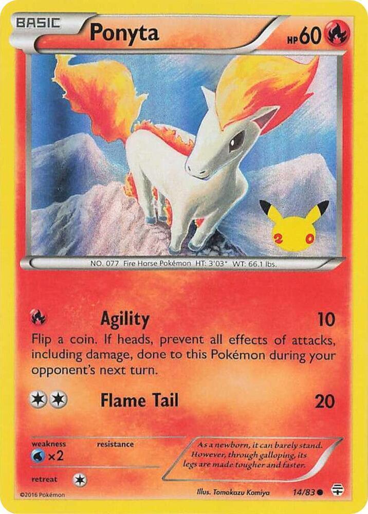 Ponyta (014/083) (UK Exclusive Promo) [Miscellaneous Cards] | Eastridge Sports Cards & Games