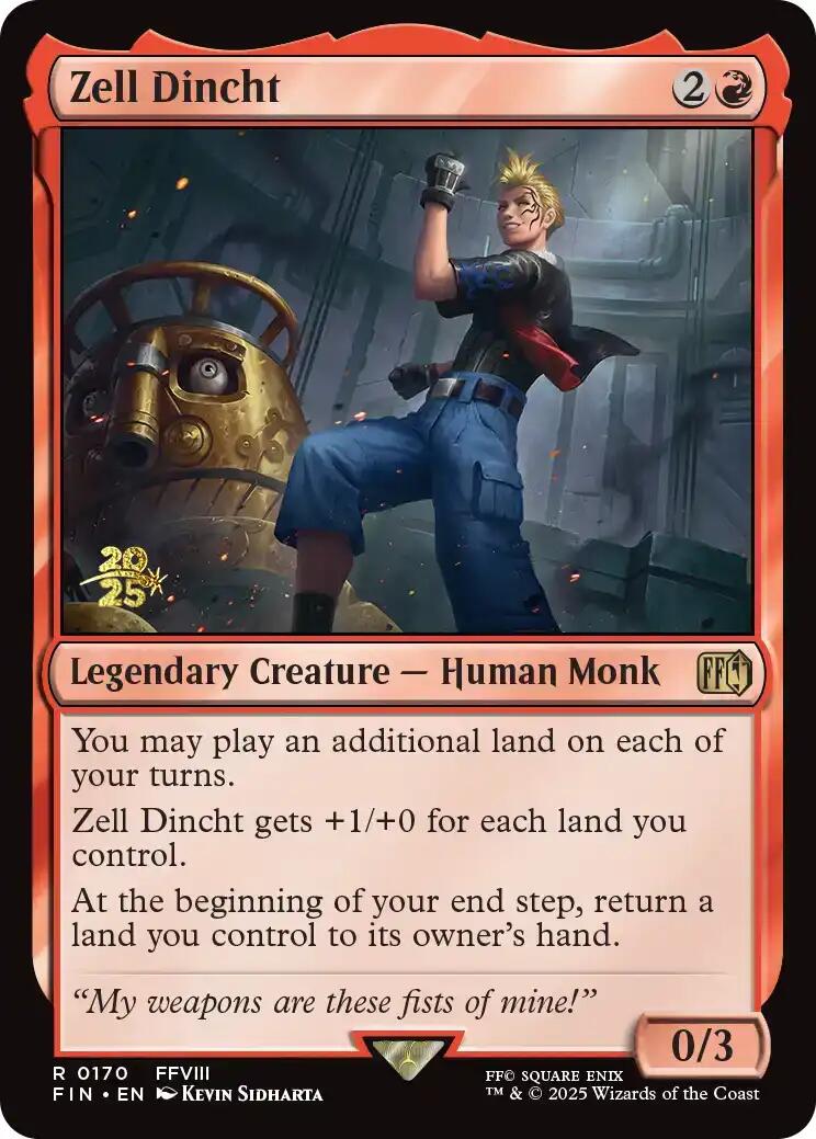 Zell Dincht [FINAL FANTASY Prerelease Promo] | Eastridge Sports Cards & Games